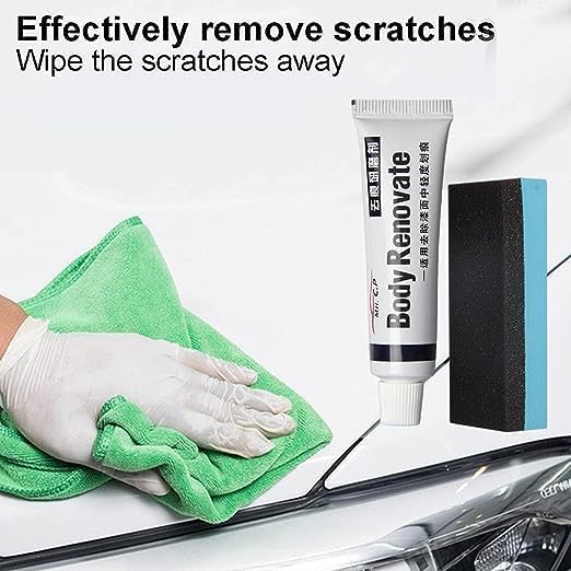 Car Body Scratch Remover Wax Kit with Sponge Applicator