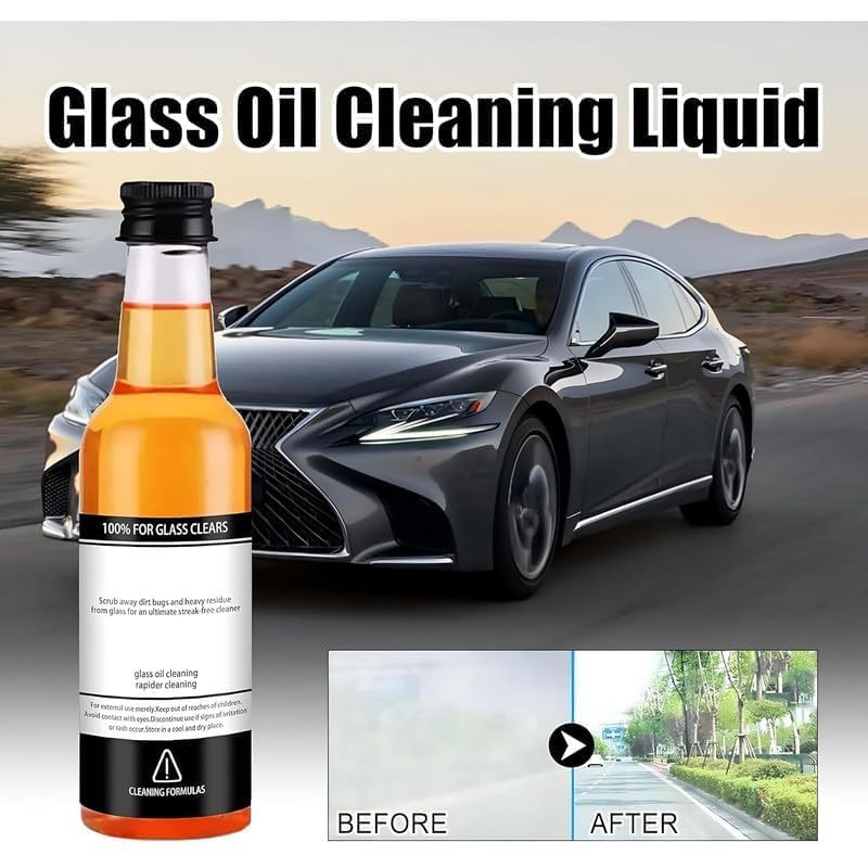 Windshield & Glass Cleaner 100ml Streak-Free Shine