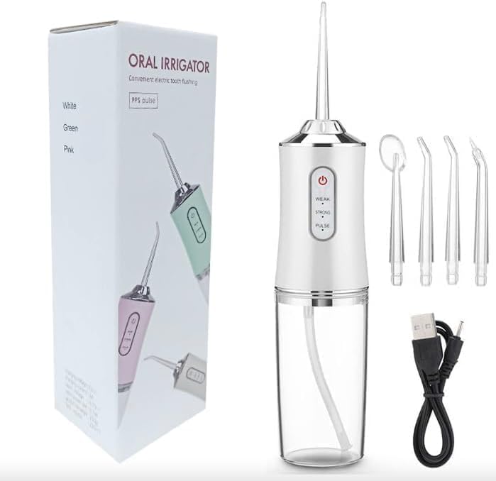 Cordless Water Flosser – 3 Modes with 4 Jet Tips