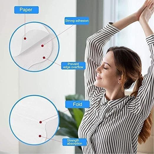 Disposable Underarm Sweat Pads 10pcs Absorbent Odor Control