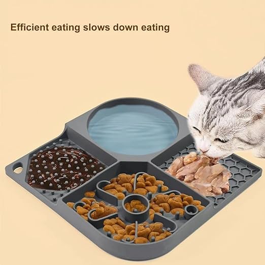 Dog & Cat Lick Mat Slow Feeder – Strong Suction & Anxiety Relief