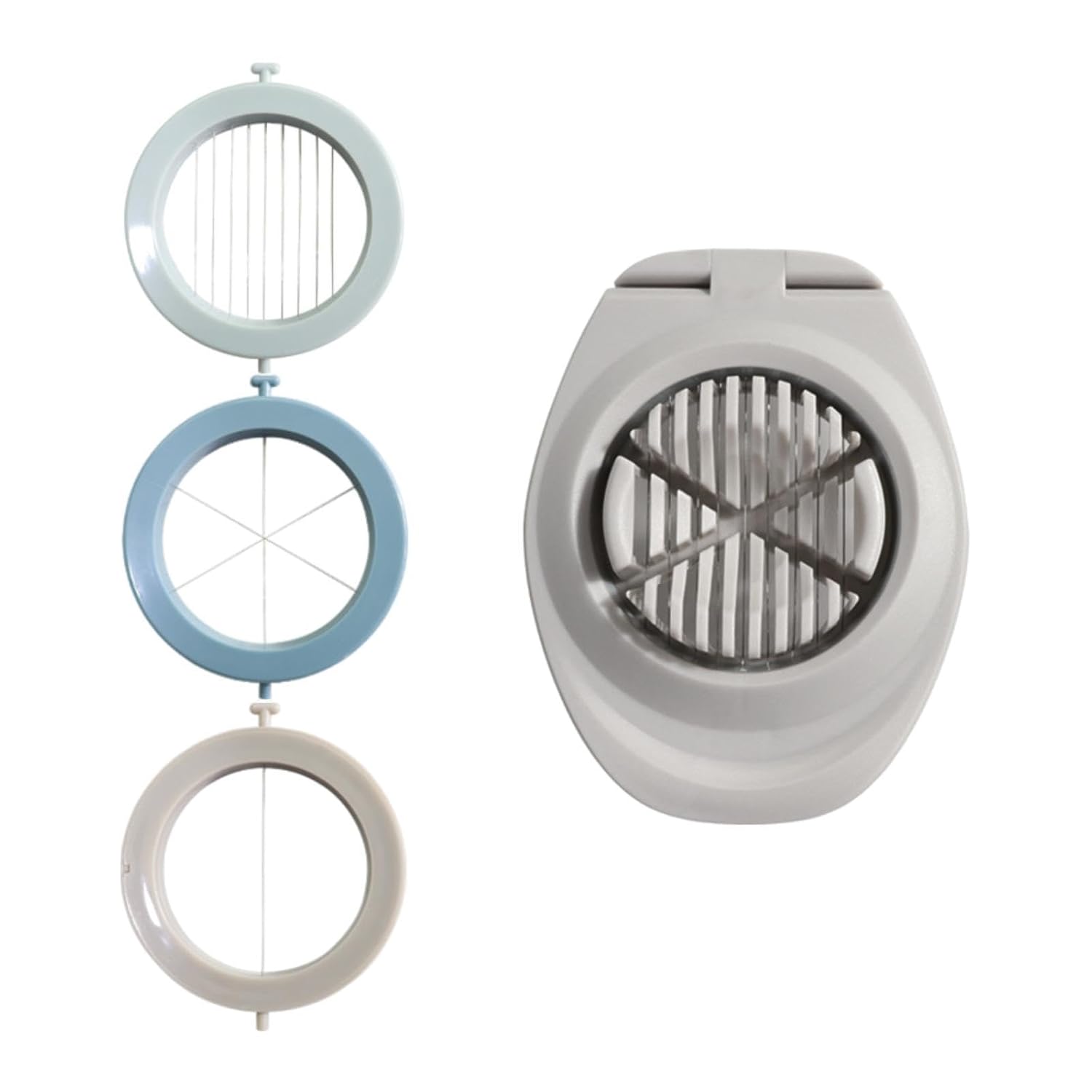 Egg & Strawberry Slicer with Stainless Steel Blades – Kitchen Tool