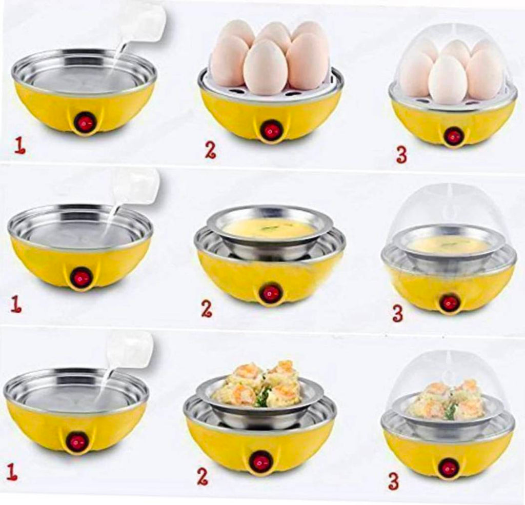 Electric 7-Egg Boiler | Fast & Fluffy Eggs Every Time