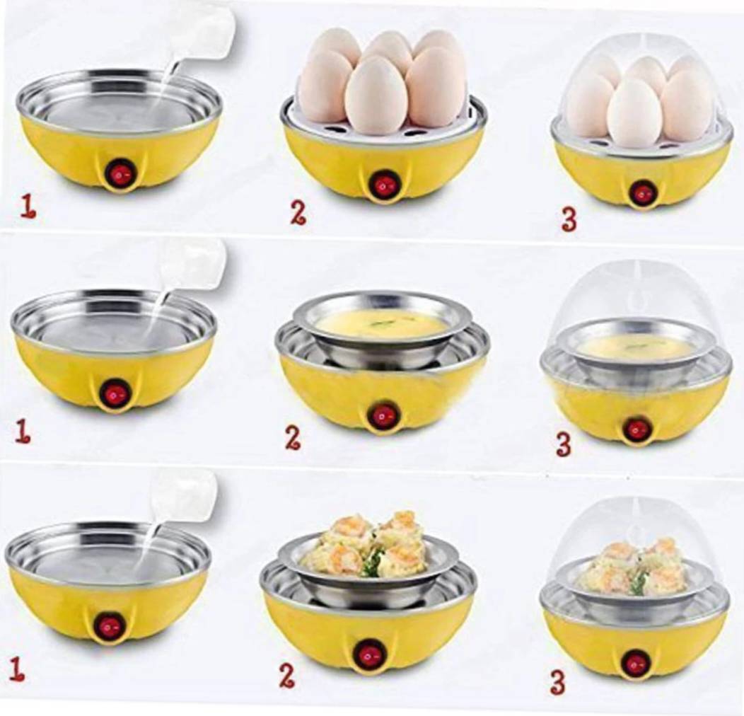 Electric 7-Egg Boiler | Fast & Fluffy Eggs Every Time