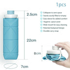 Folding Silicone Water Bottle | Leakproof Travel Flask