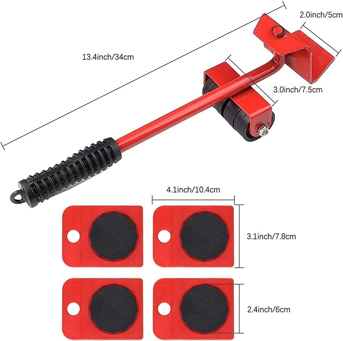 Heavy Duty Furniture Lifter & Roller Set | Move Sofa & Fridge