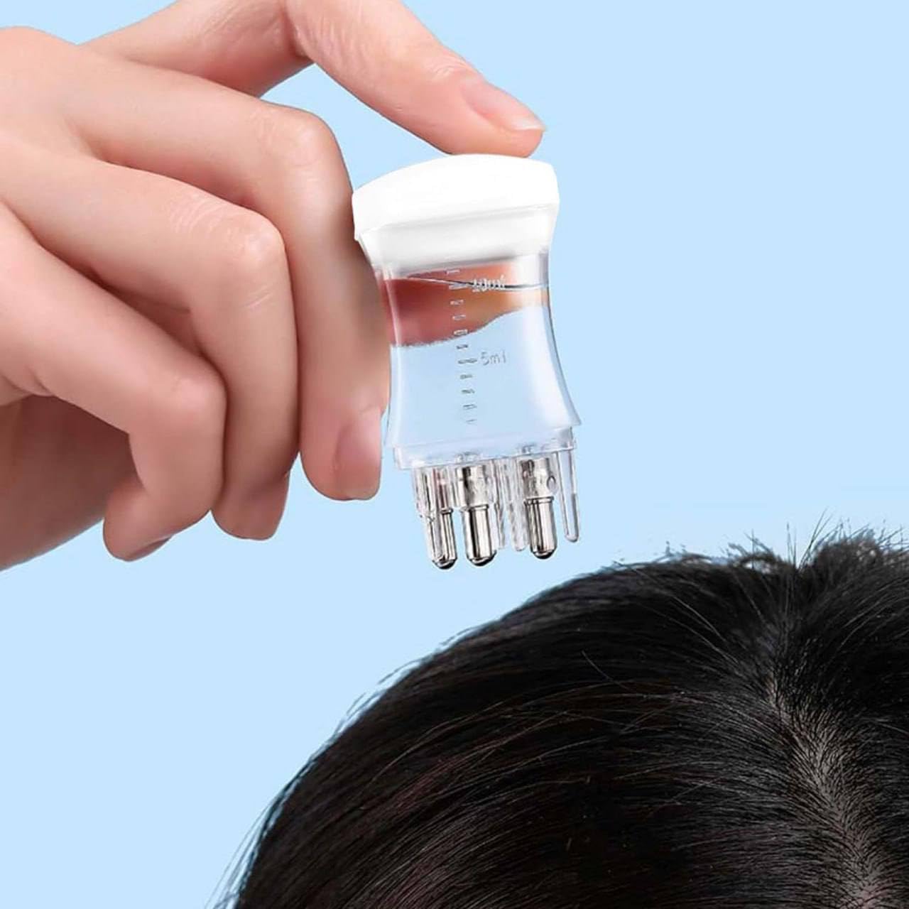 Hair Oil Applicator & Scalp Massager for Hair Growth