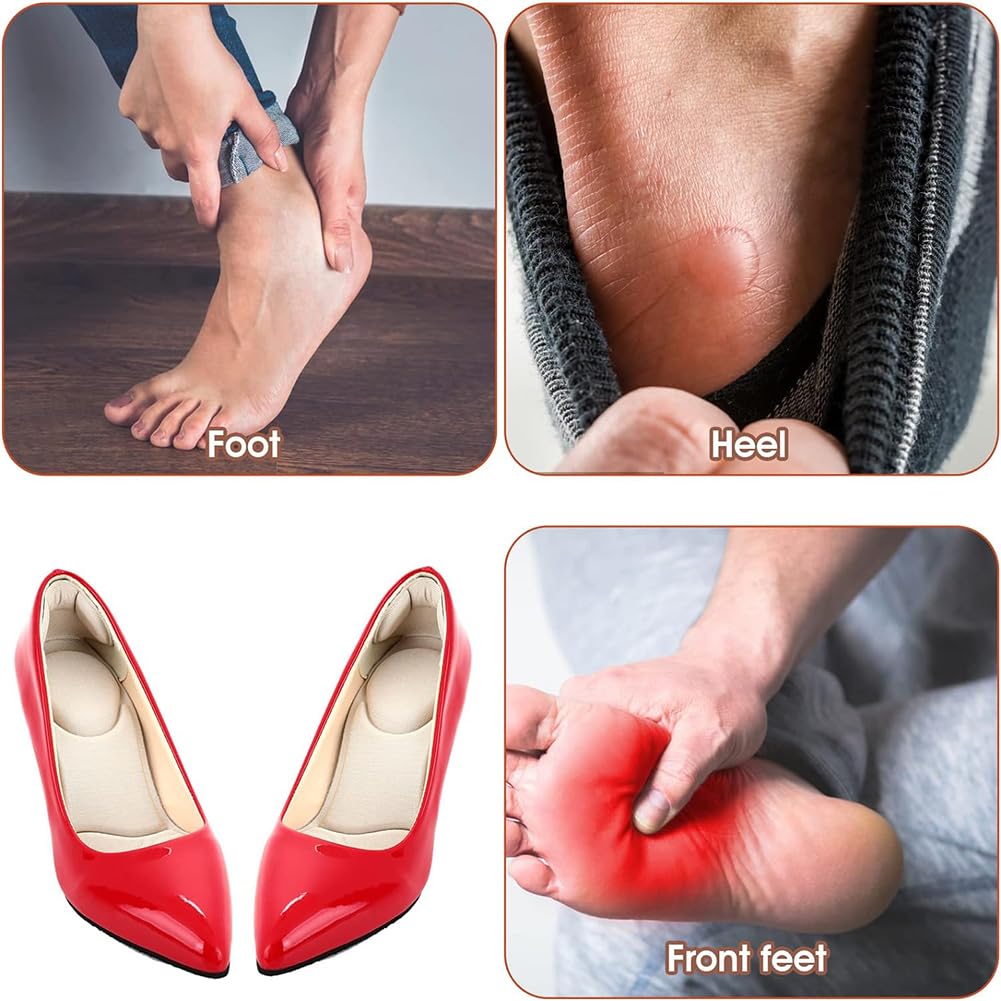 Heel Cushion Insoles for Women – Shoe Pads for Foot Pain Relief