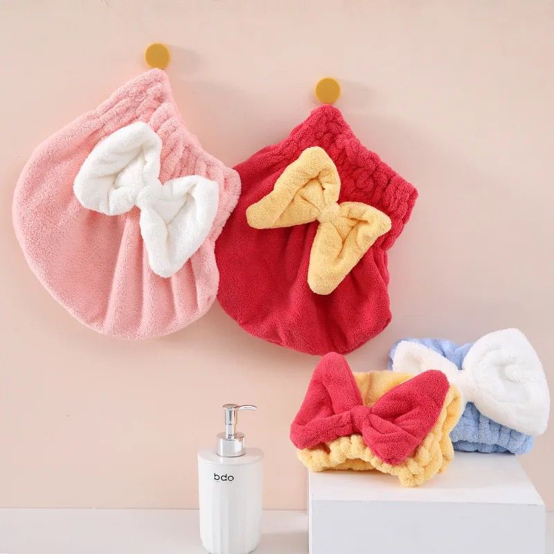 Absorbent Hair Towel Wrap | Quick Dry Microfiber Turban Cap