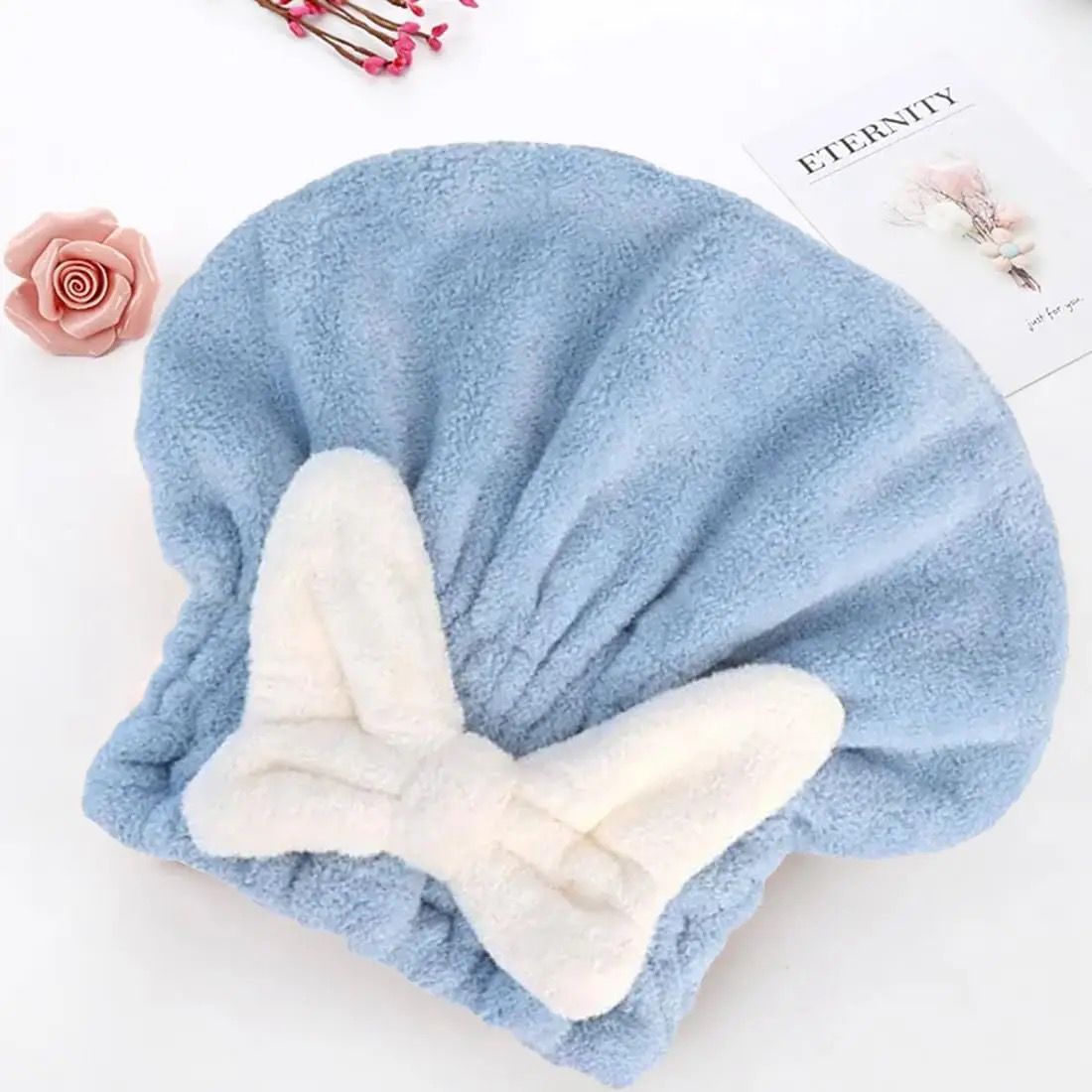 Absorbent Hair Towel Wrap | Quick Dry Microfiber Turban Cap