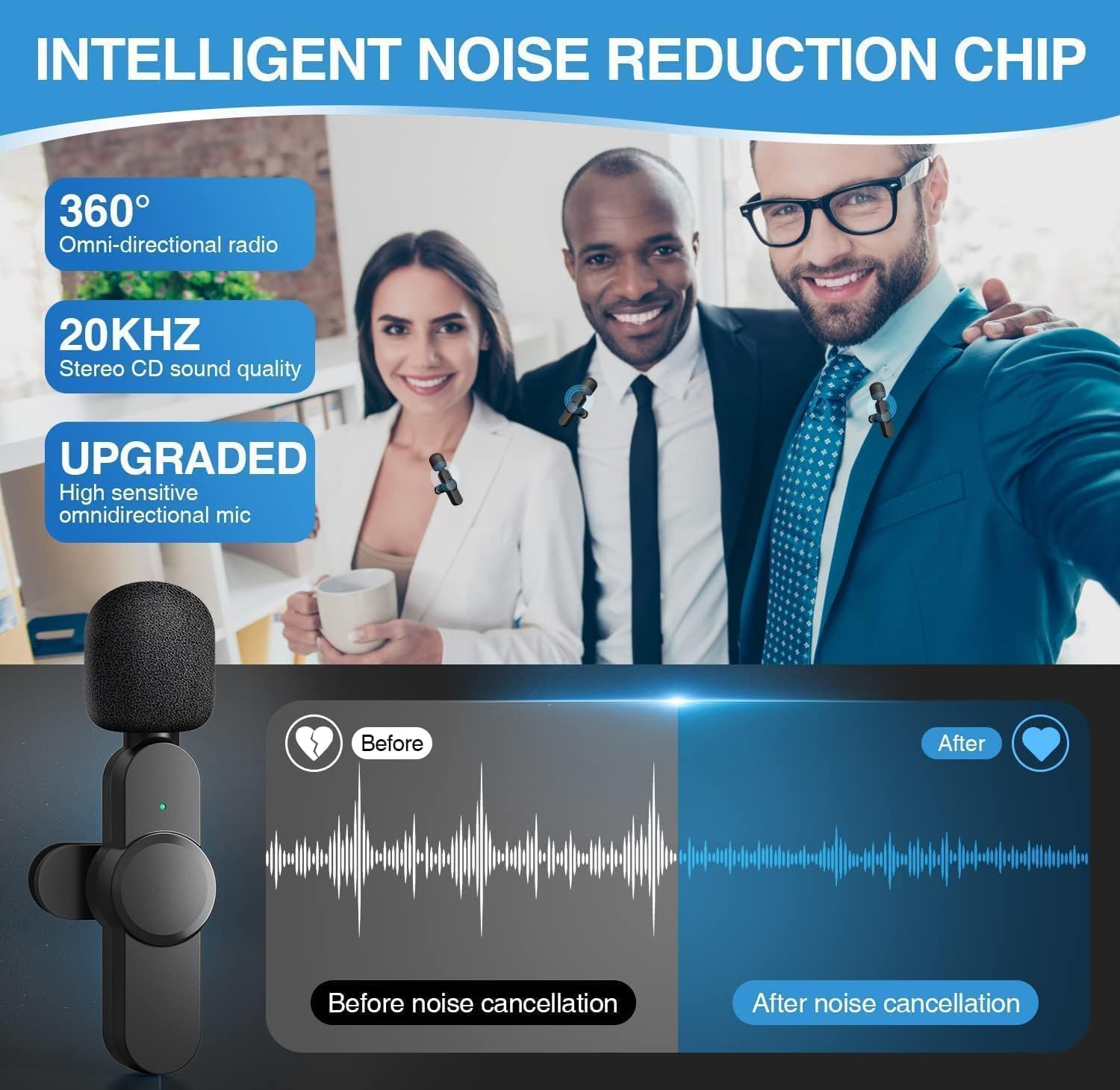 K9 Dual Collar | Wireless Microphone Freedom for Your Voice