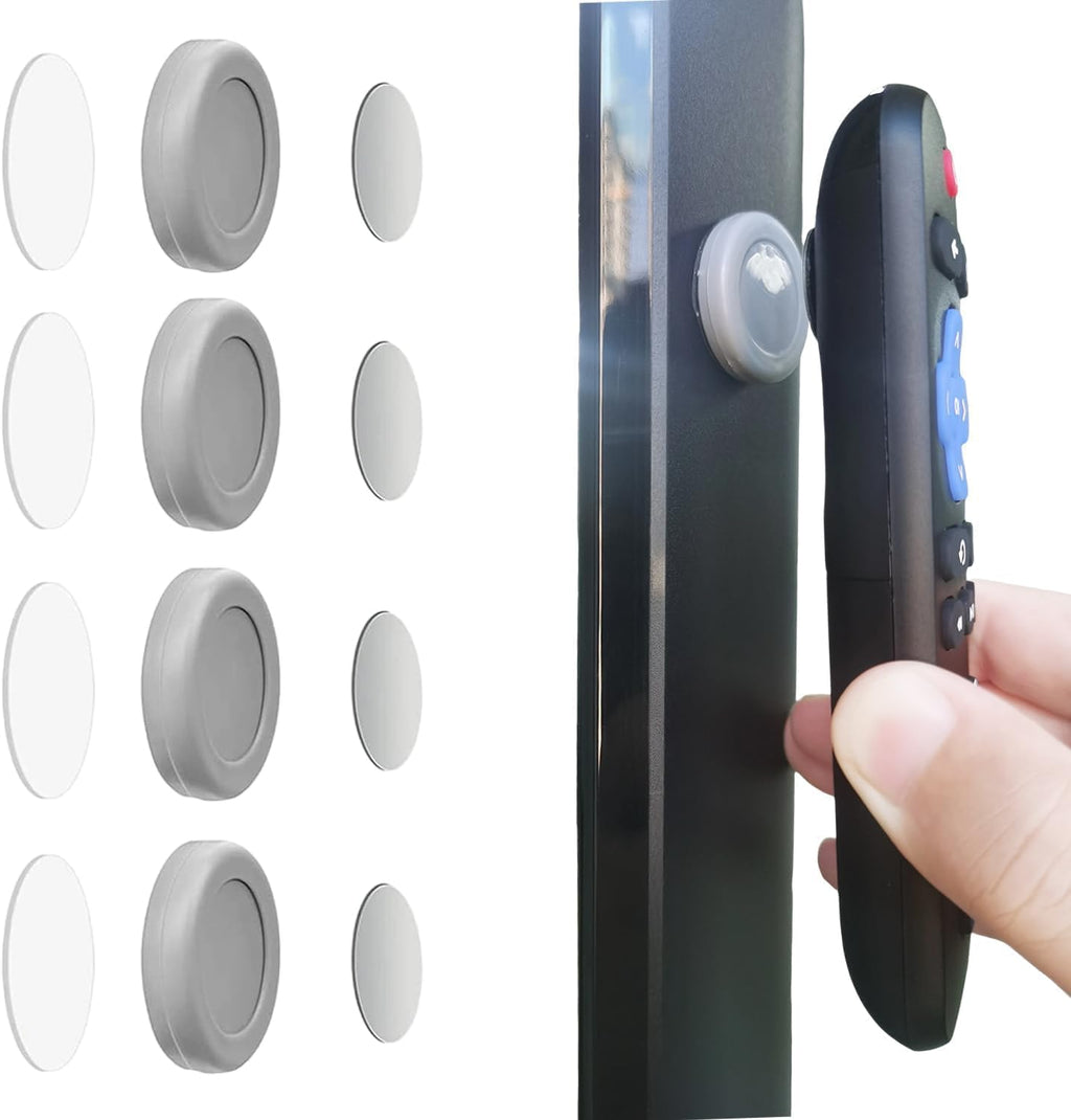 Magnetic Wall Mount Remote Holder 4-Pack No Drill