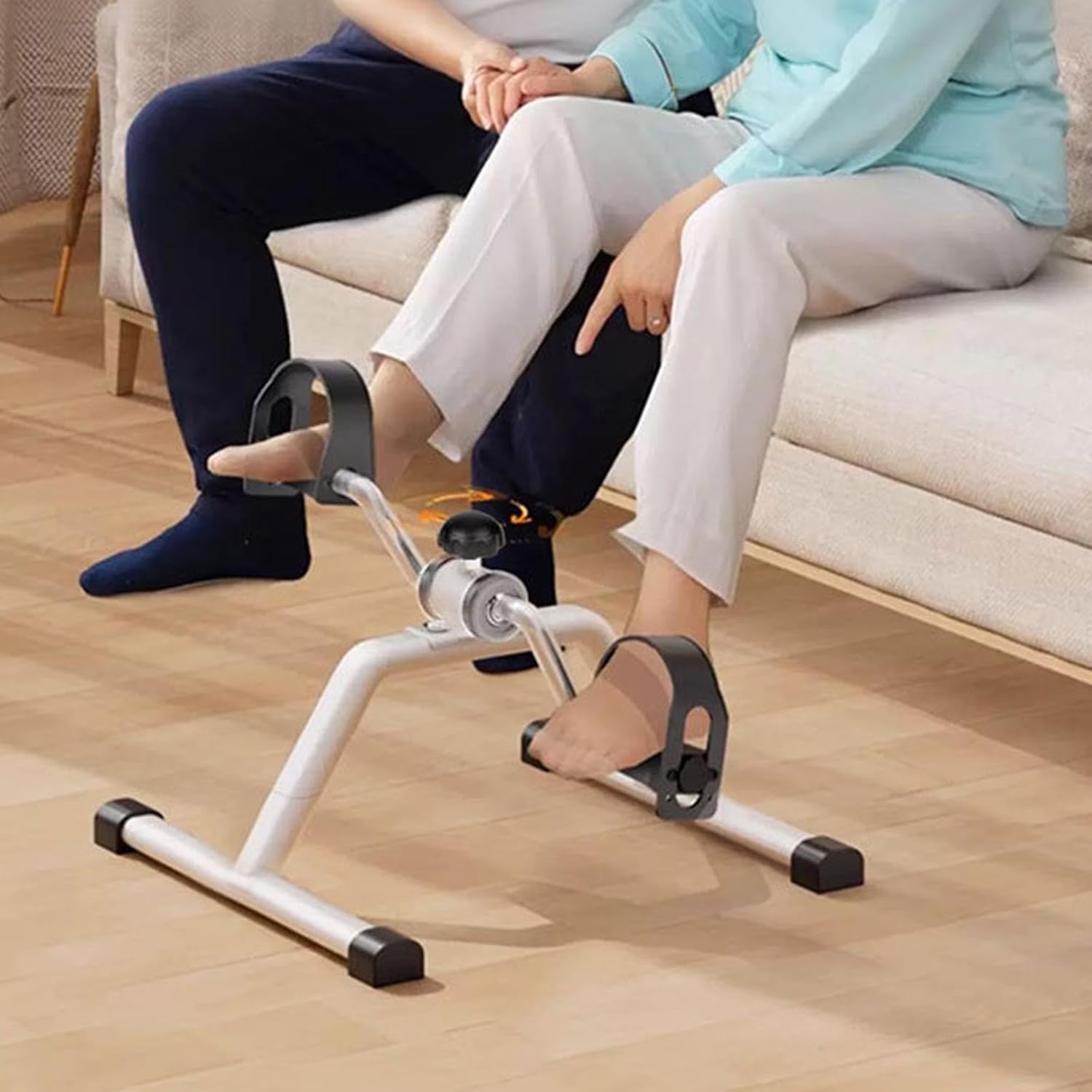 Mini Pedal Exerciser – Home Cardio Bike for Seniors & Fitness