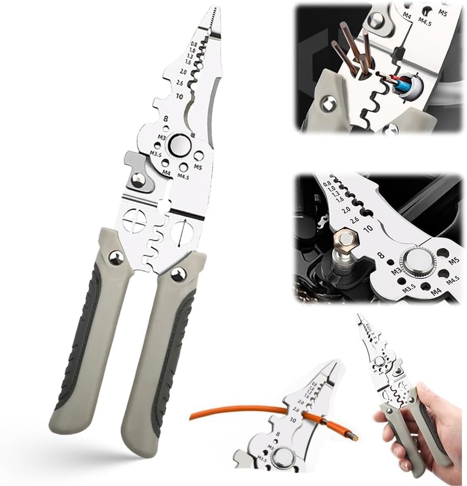 Multifunction Wire Stripper Crimper Cable Cutter