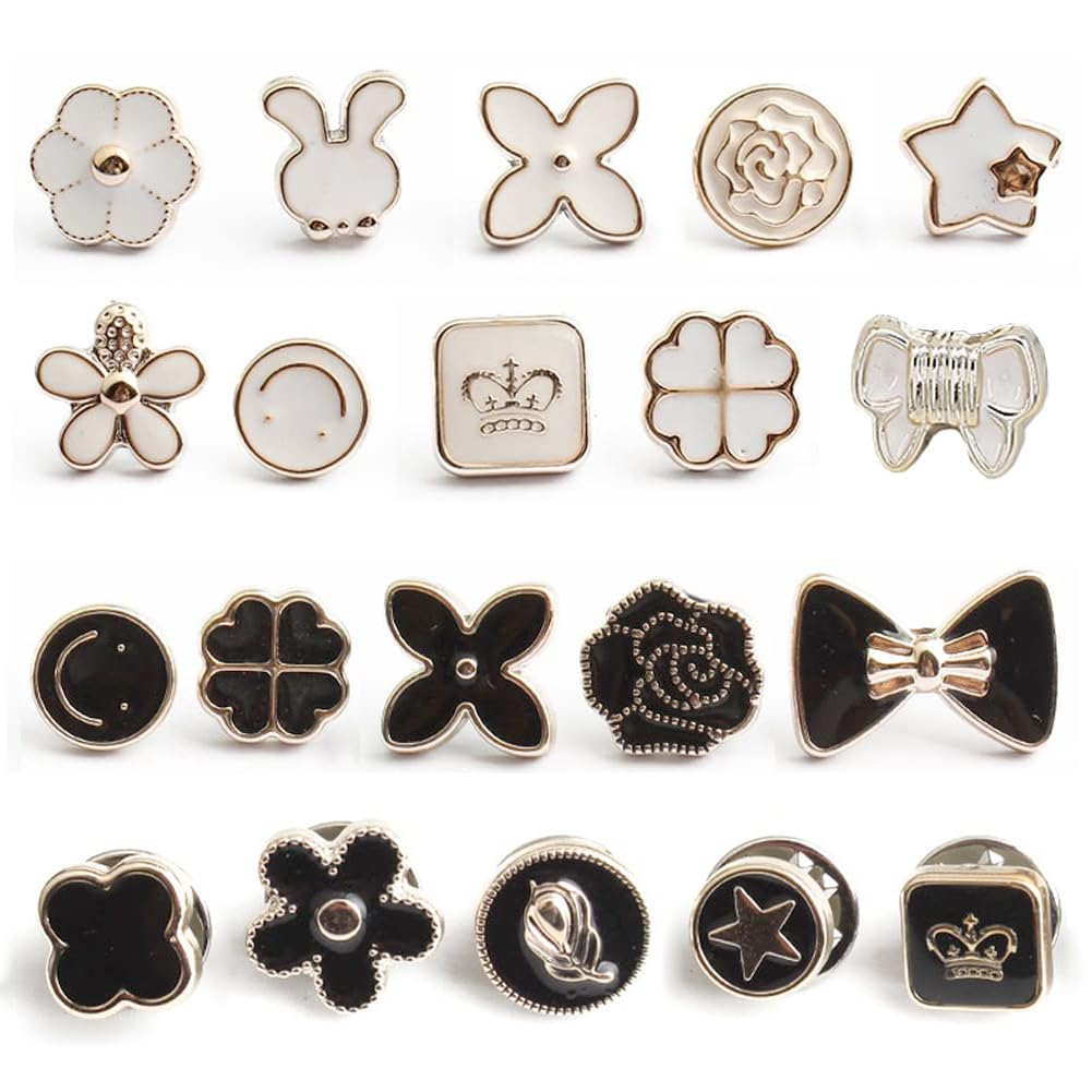 Pearl Brooch Pins for Clothing & Dresses 20 Pieces