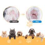 Pet Paw Hair Trimmer – LED Light Low Noise Dog & Cat Clipper