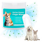 Pet Finger Wet Wipes – Ear, Teeth, Eyes & Paw Cleaner Pro