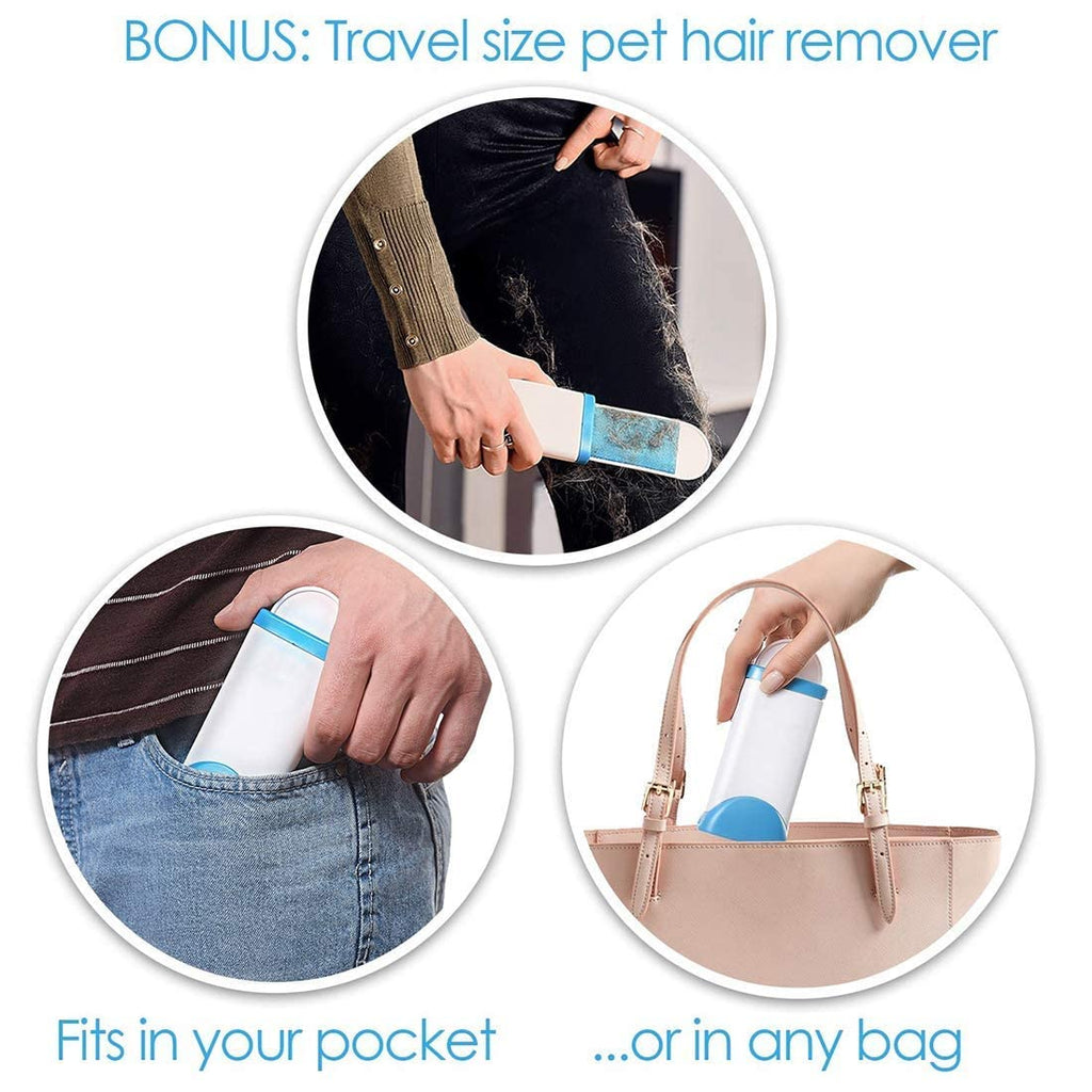 Pet Hair Remover Brush – Self-Cleaning Lint Tool for Dogs & Cats