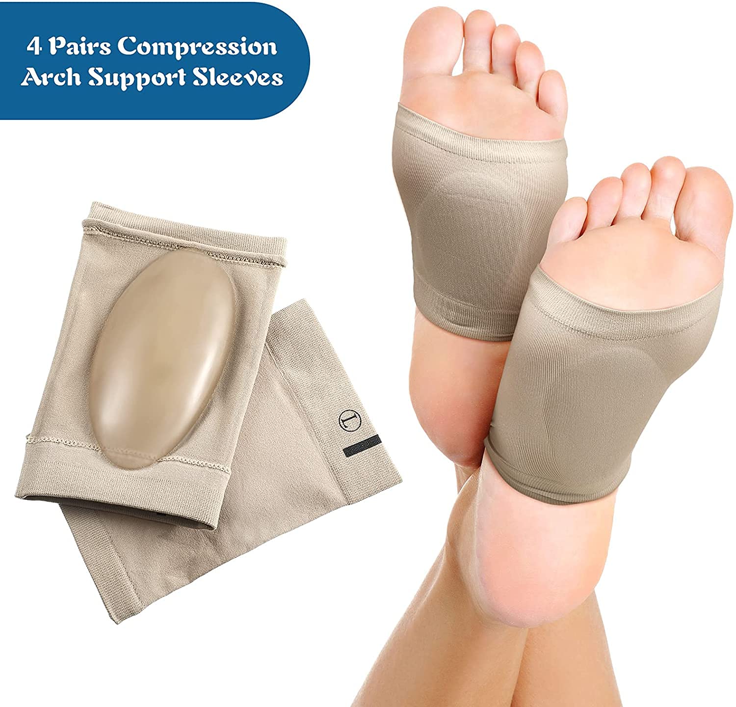 Plantar Fasciitis Arch Support Sleeve – Soft Cushion Foot Care