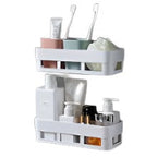 Plastic Wall Shelf with Magic Sticker | Kitchen & Bathroom
