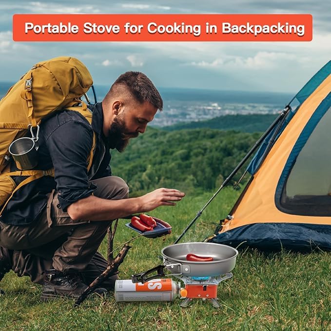 Portable Camping Gas Stove | Lightweight Foldable Outdoor Burner