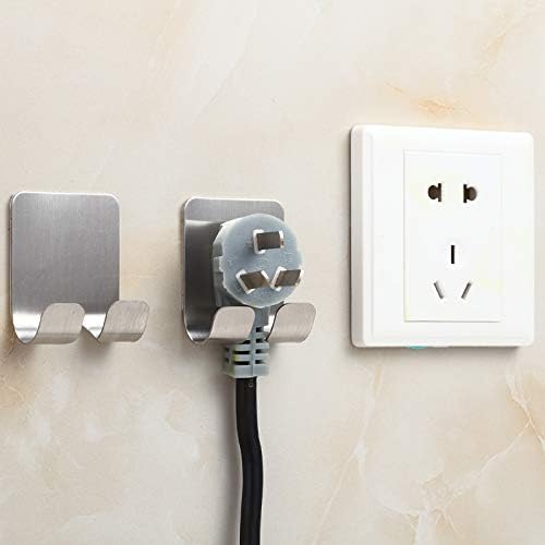 4Pcs Stainless Steel Razor Holder Waterproof Adhesive