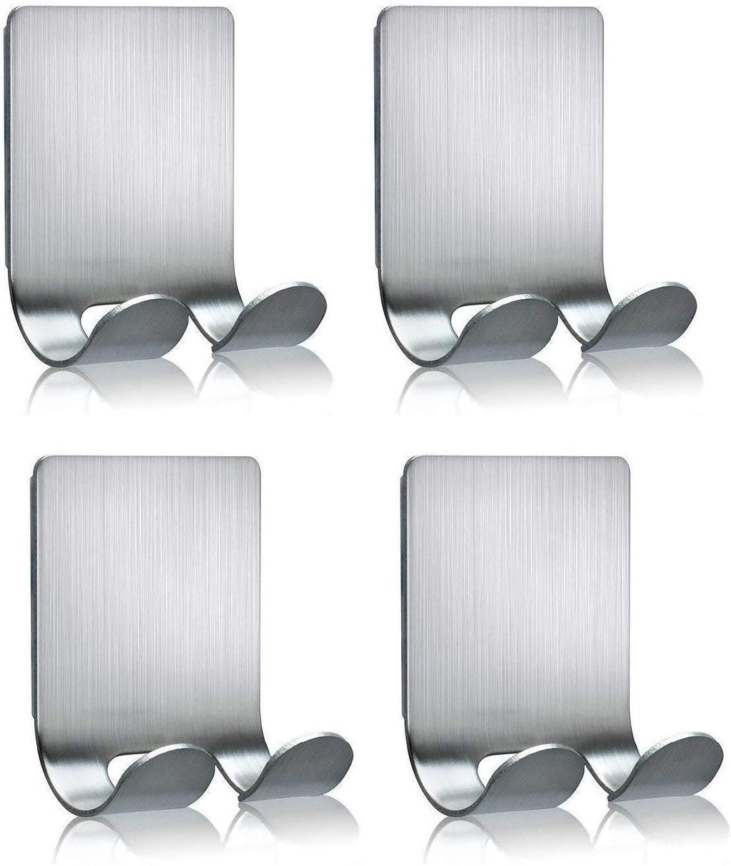 4Pcs Stainless Steel Razor Holder Waterproof Adhesive