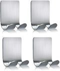 4Pcs Stainless Steel Razor Holder Waterproof Adhesive