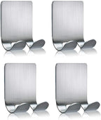 4Pcs Stainless Steel Razor Holder Waterproof Adhesive