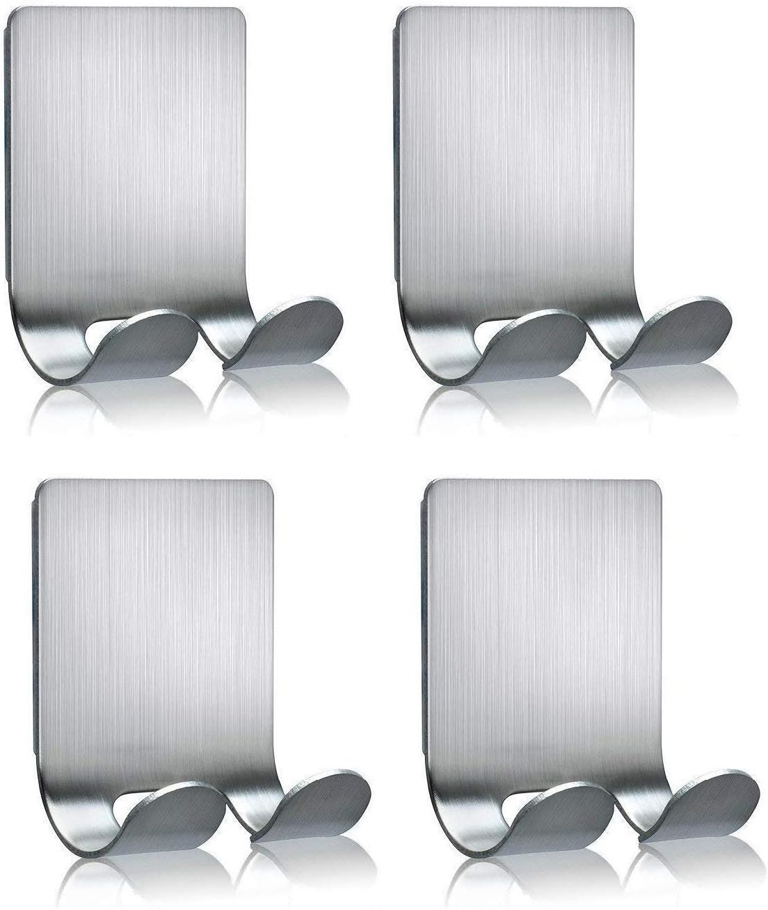 4Pcs Stainless Steel Razor Holder Waterproof Adhesive