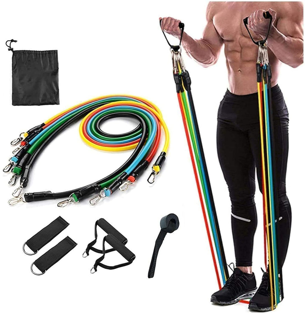 Resistance Bands Set – Handles, Door Anchor & Ankle Strap Kit
