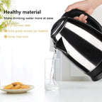 Stainless Steel Electric Kettle – Fast Boil Tea & Coffee 2L