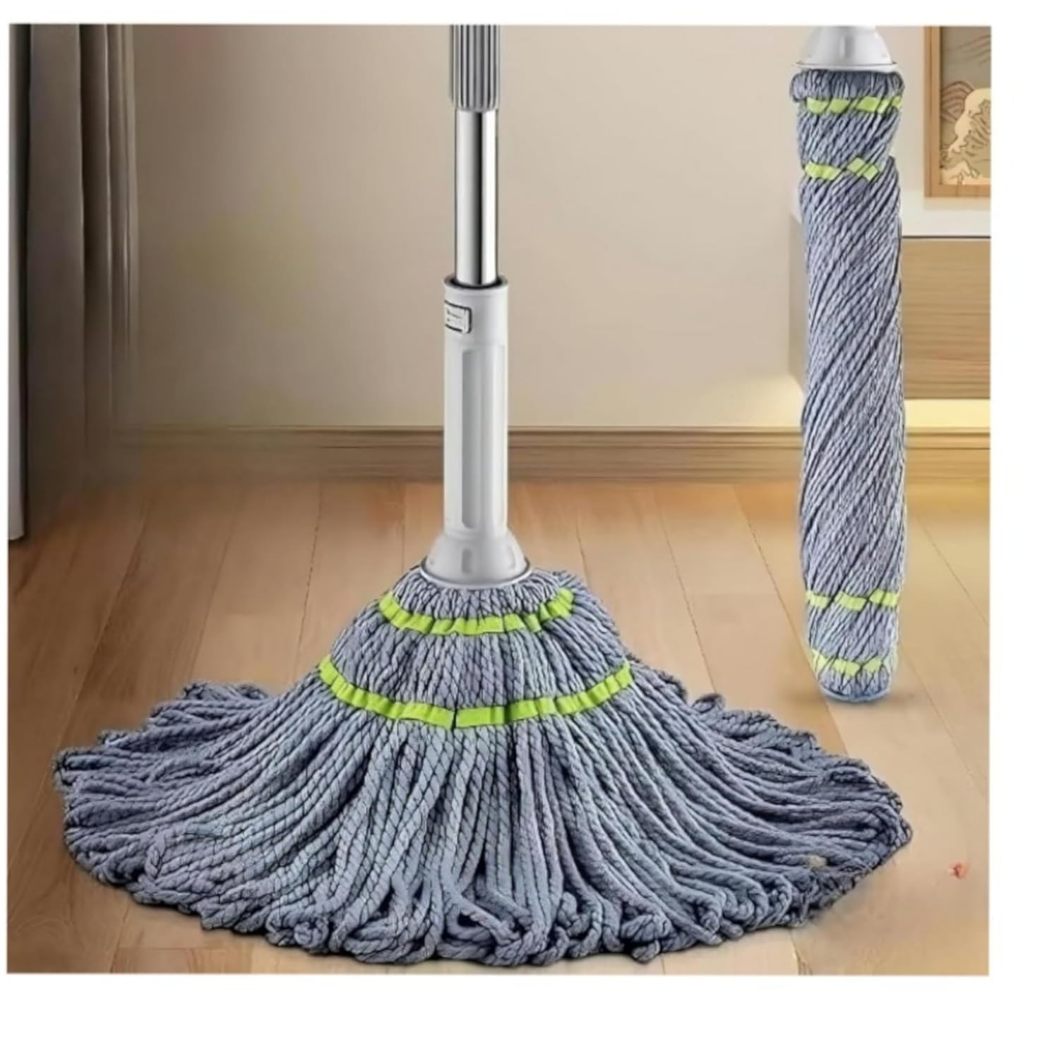 Self-Wringing Twist Mop | 360° Microfiber Floor Cleaner