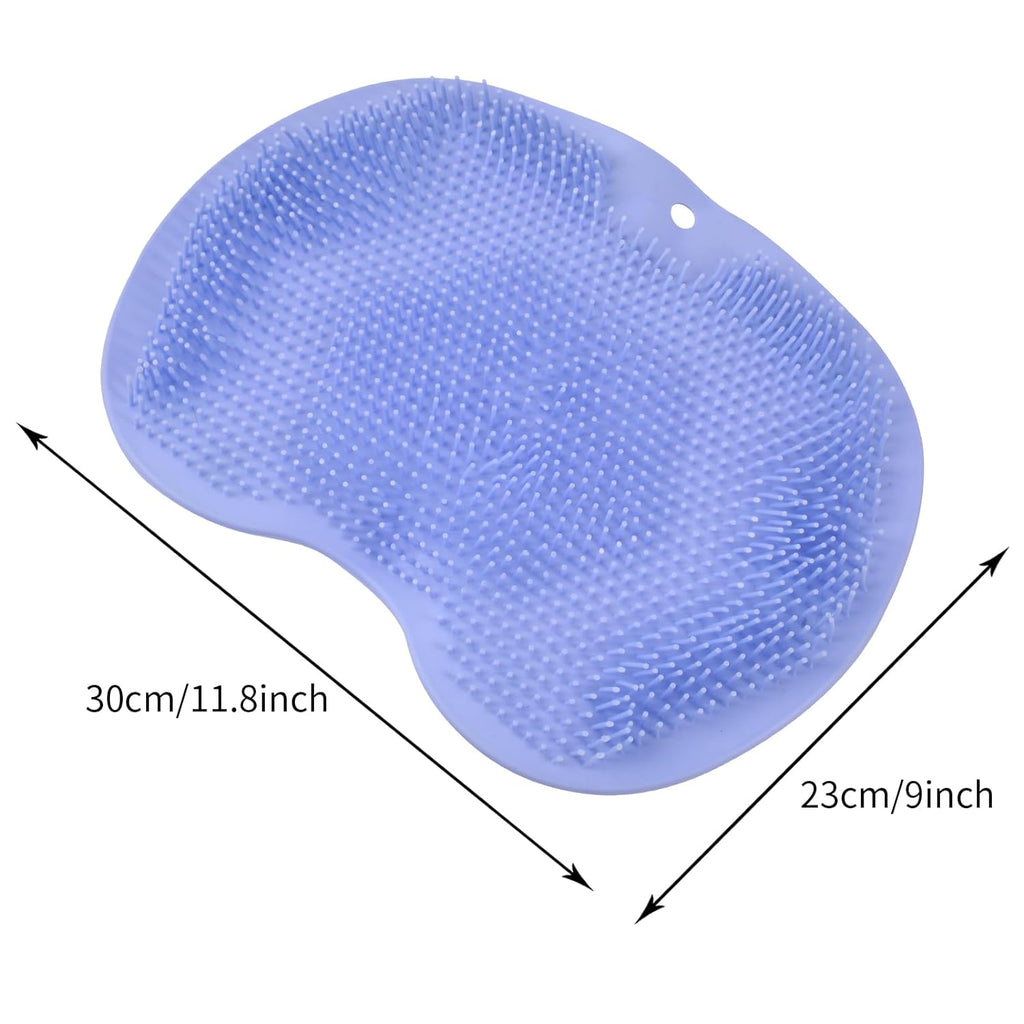 Hands-Free Shower Scrubber Mat | Silicon Foot & Back Cleaner