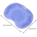 Hands-Free Shower Scrubber Mat | Silicon Foot & Back Cleaner