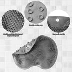 Hands-Free Shower Scrubber Mat | Silicon Foot & Back Cleaner