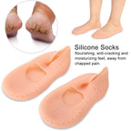 Silicone Full-Length Foot Socks – Soft Moisturizing Heel Care Pro
