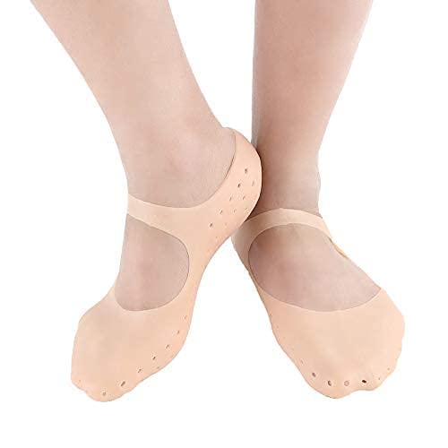 Silicone Full-Length Foot Socks – Soft Moisturizing Heel Care Pro