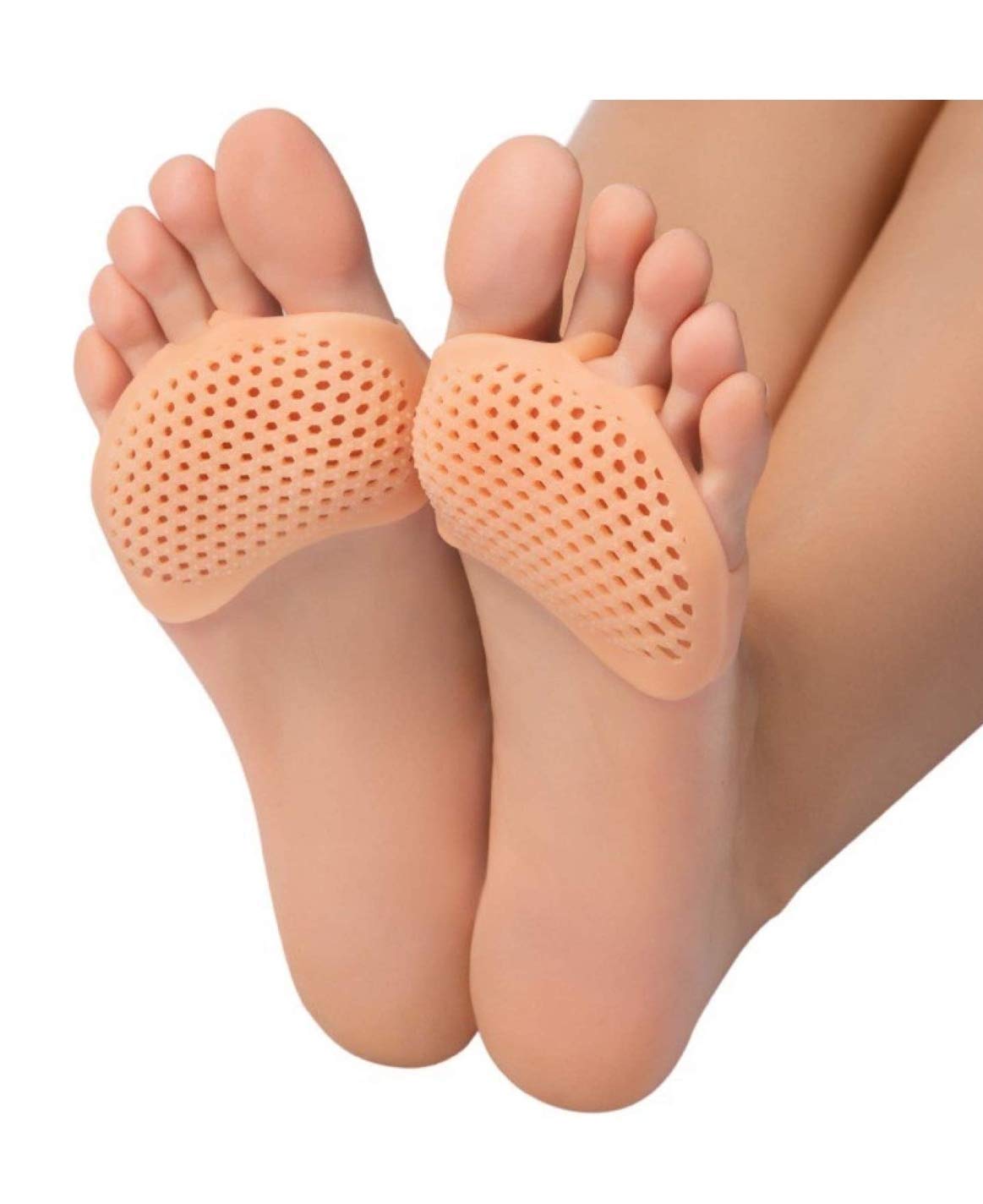 Silicone Gel Forefoot Pads – Soft Half Toe Pain Relief Sleeves