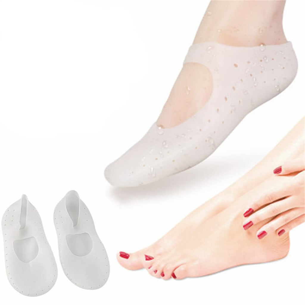 Silicone Gel Foot Socks – Moisturizing & Soft Heel Care Socks