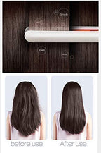 3-in-1 Mini Ceramic Hair Straightener Brush Fast Heat