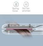 3-in-1 Mini Ceramic Hair Straightener Brush Fast Heat