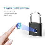 Smart Fingerprint Padlock | Keyless Biometric Waterproof Lock