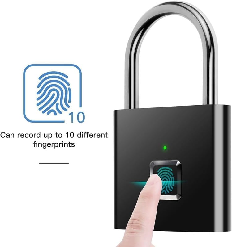 Smart Fingerprint Padlock | Keyless Biometric Waterproof Lock