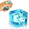 Snowflake Stress Ball | Gel Squishy Fidget Toy for Kids & Adults