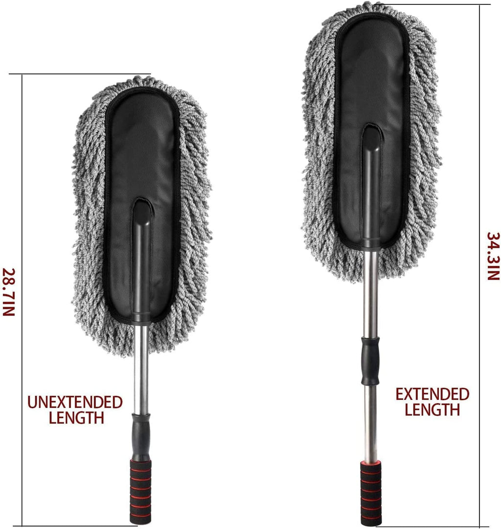 Microfiber Flexible Duster with Extendable Handle