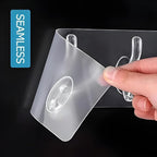6-in-1 Heavy Duty Self-Adhesive Wall Hook Sticker