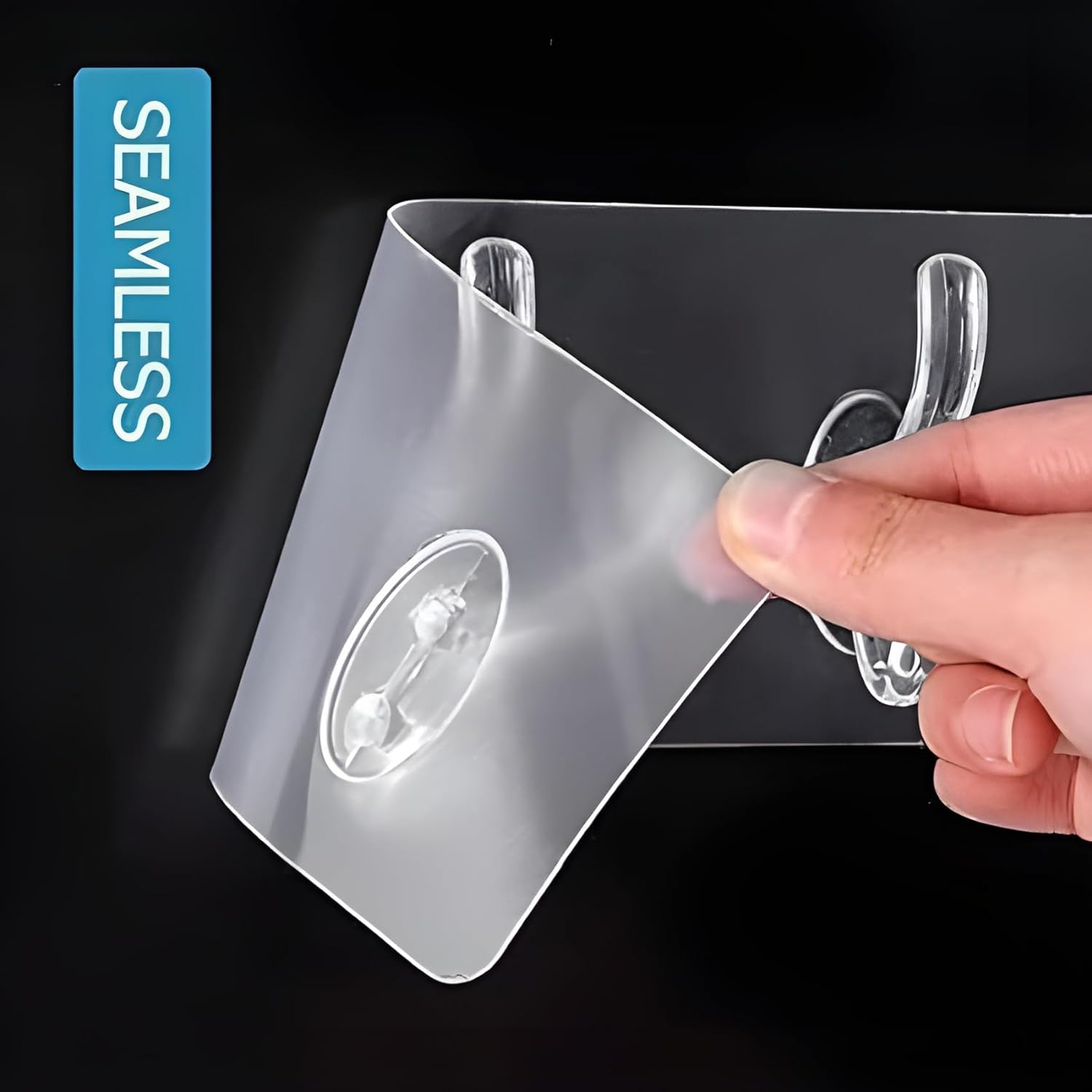 6-in-1 Heavy Duty Self-Adhesive Wall Hook Sticker