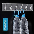 6-in-1 Heavy Duty Self-Adhesive Wall Hook Sticker