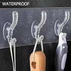 6-in-1 Heavy Duty Self-Adhesive Wall Hook Sticker